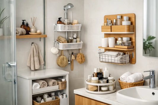 7 organizers voor een kleine badkamer die rust geven