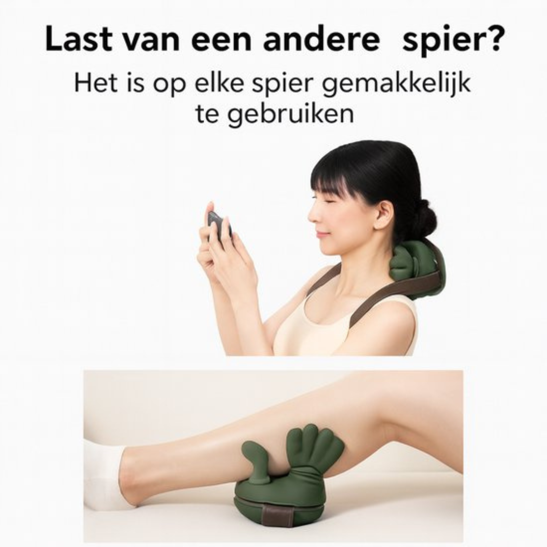 Draadloze Nek- en Schoudermassage apparaat