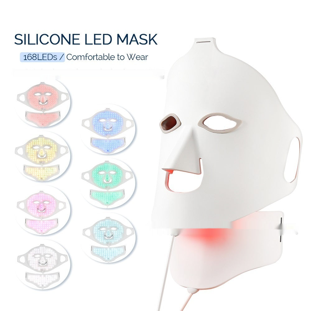 Siliconen 7-Kleuren LED Masker | 70% Korting |