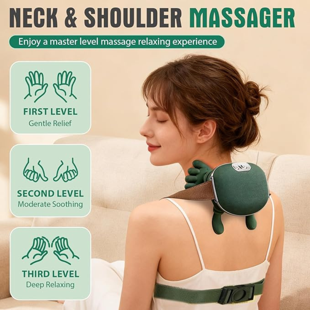 Draadloze Nek- en Schoudermassage apparaat