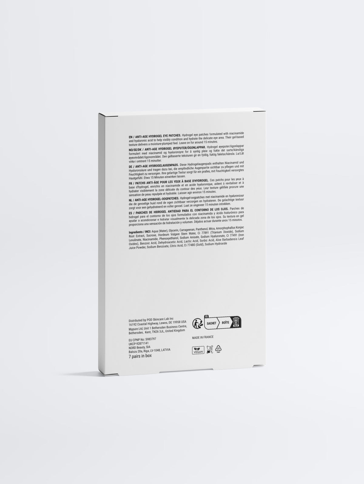 Anti-Age Hydrogel Eye Patches Selfnamed